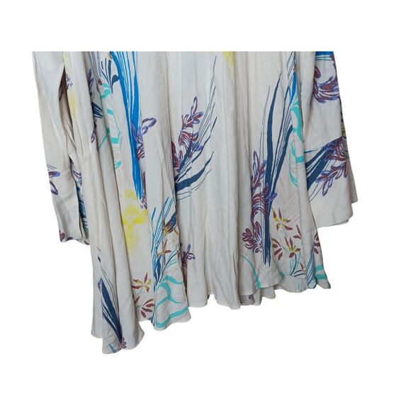 Free People Clear Skies Printed Tunic Dress SZ M Reg $138 - Picture 9 of 10